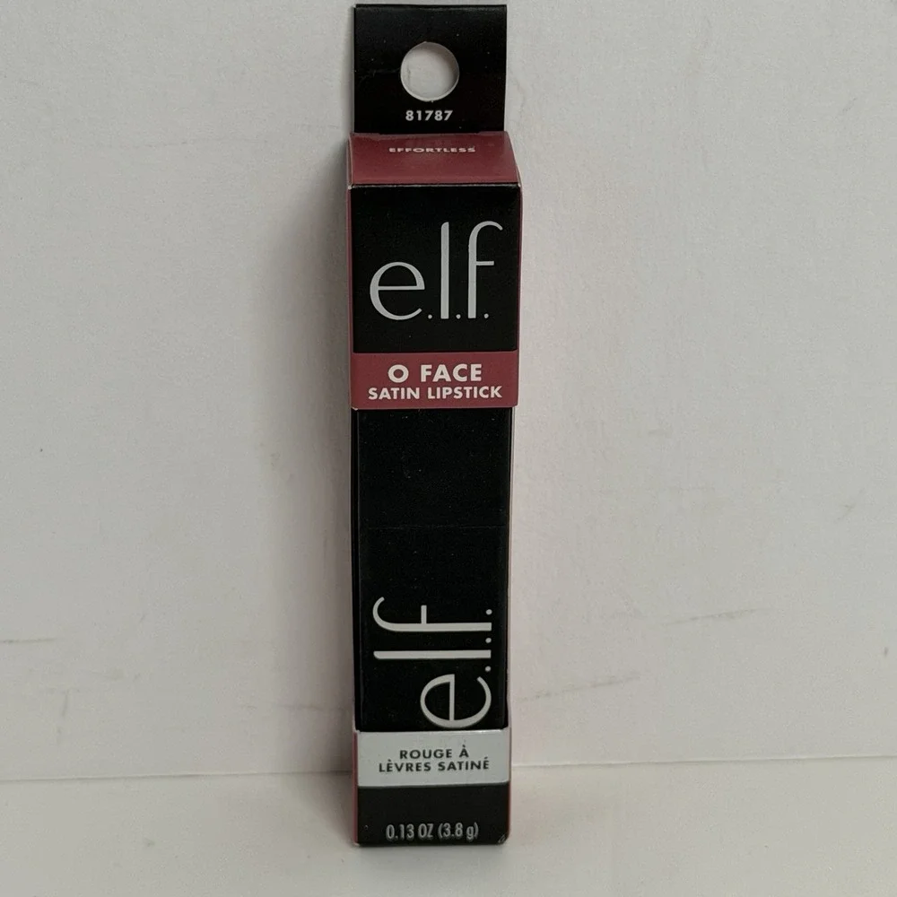 e.l.f. O Face Satin Lipstick Hydrating Long-Lasting Creamy Effortless 81787